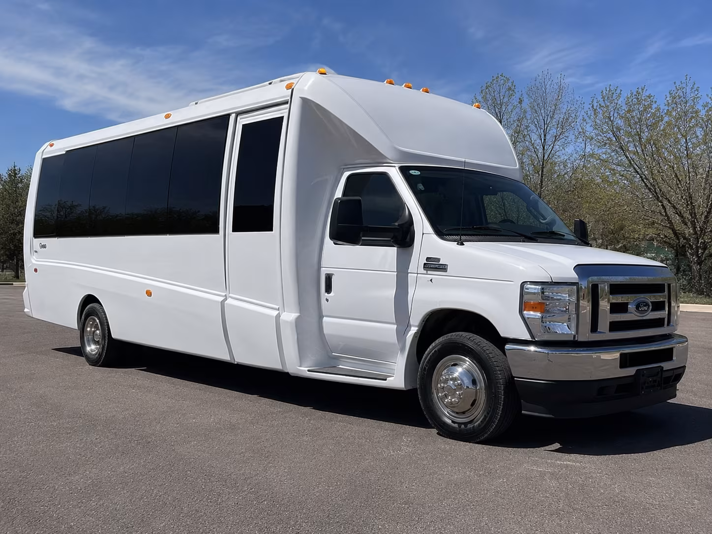 Roseville Bachelor & Bachelorette Transportation party bus exterior