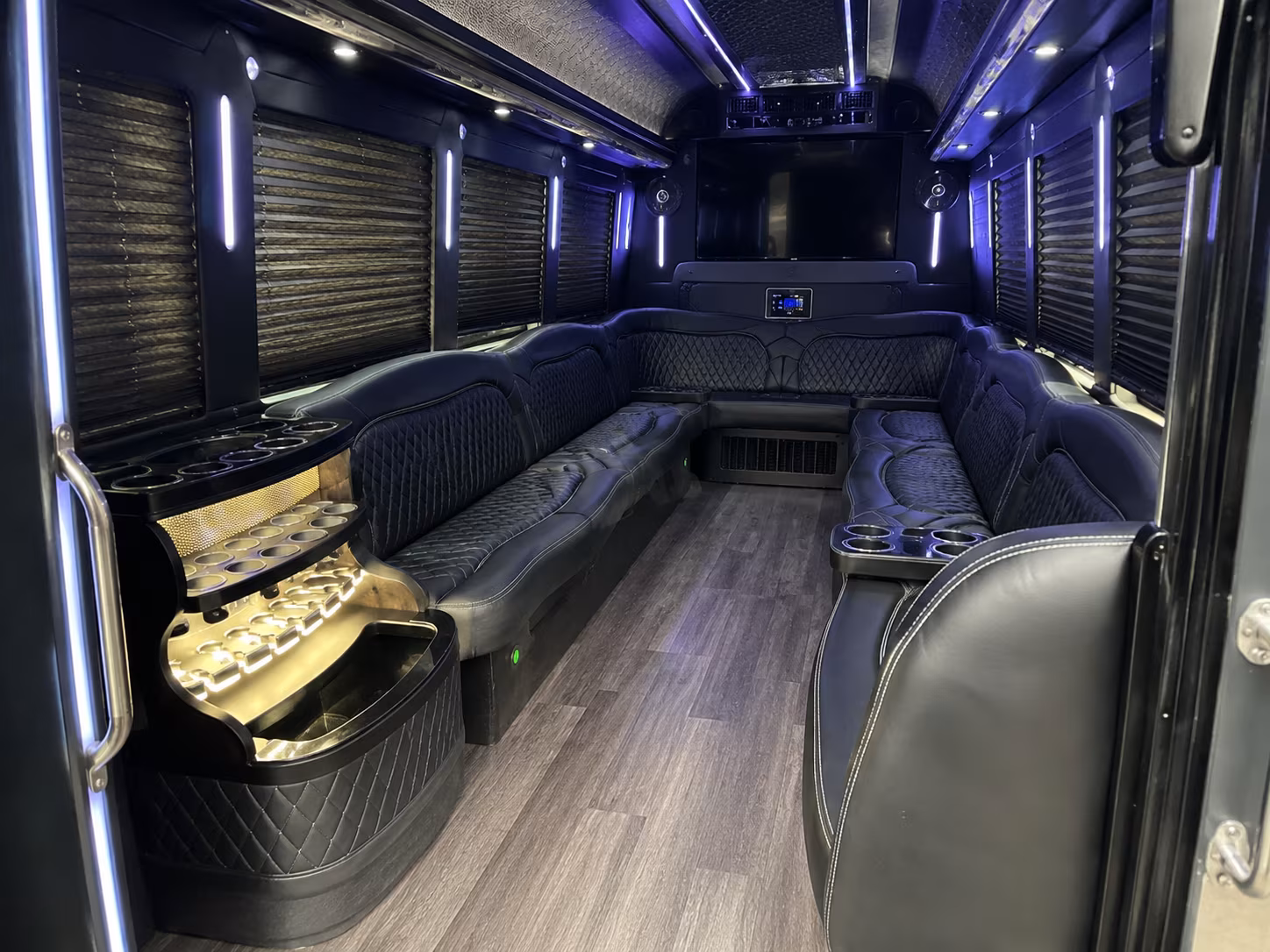 Roseville Bachelor & Bachelorette Transportation onboard seating