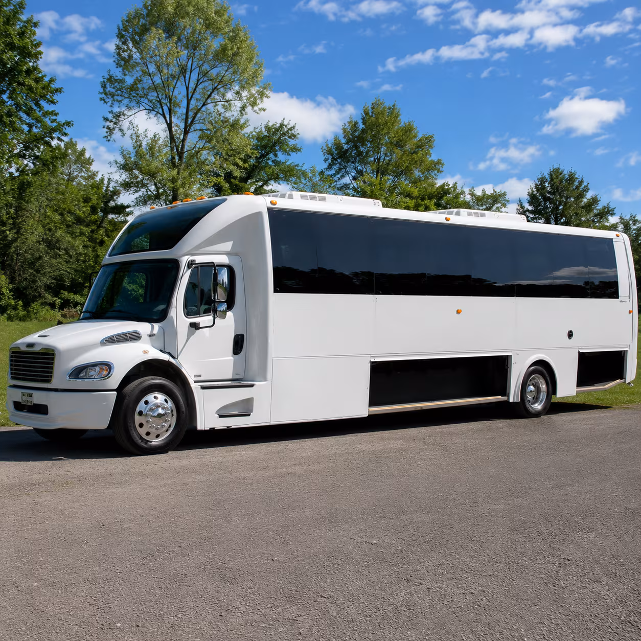 Roseville Concert & Music Festival Transportation party bus exterior