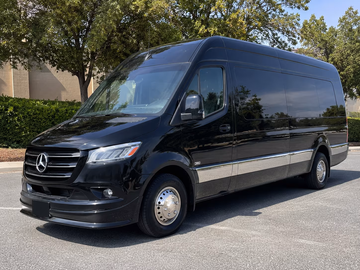 Roseville Corporate Transportation party bus exterior