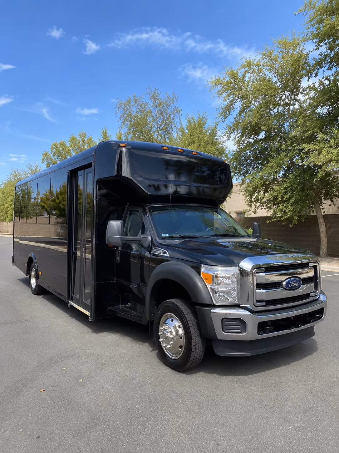 Roseville Prom & Homecoming Transportation party bus exterior