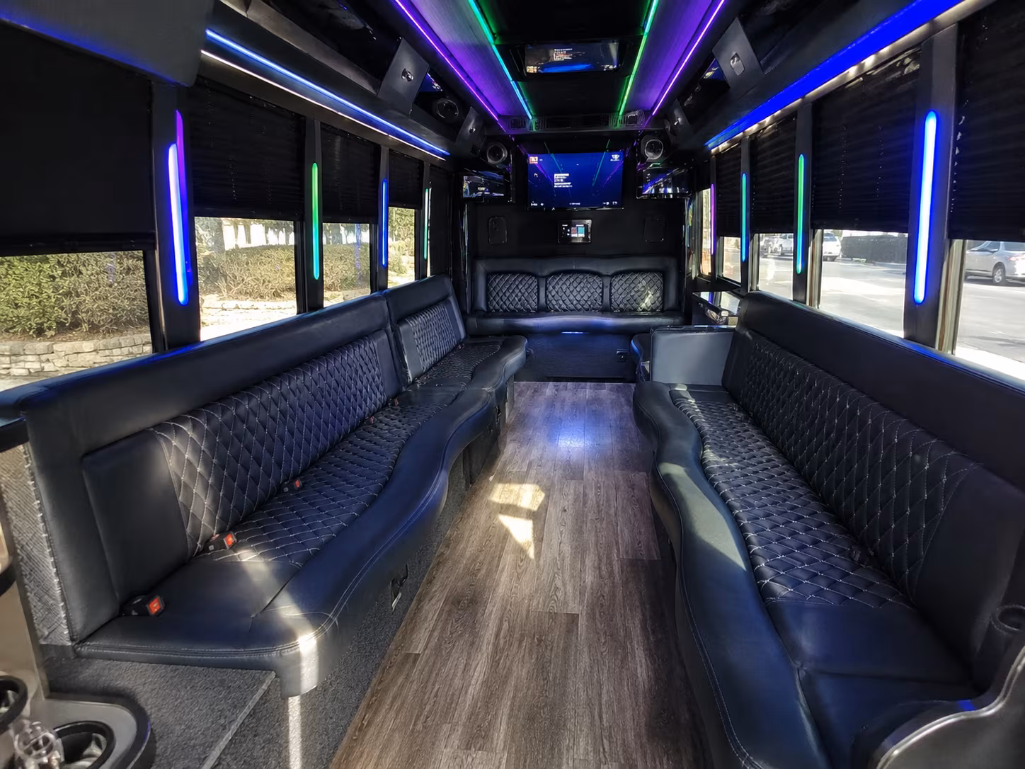Roseville Prom & Homecoming Transportation onboard seating