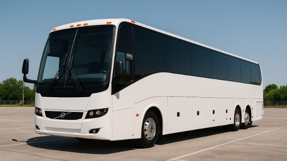 Exterior of Charter Bus Company Roseville's 40 Passenger Charter Bus in Roseville