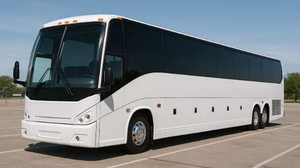 Exterior of Charter Bus Company Carmichael's 40 Passenger Party Bus in Carmichael