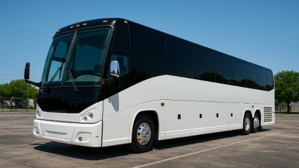 Exterior of Charter Bus Company Folsom's 40 Passenger Party Bus in Folsom