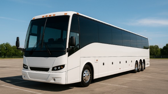 Exterior of Roseville Party Bus Company's 40 Passenger Party Bus in Roseville