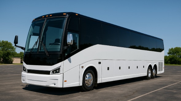 Exterior of Roseville Party Bus Company's 50 Passenger Party Bus in Roseville